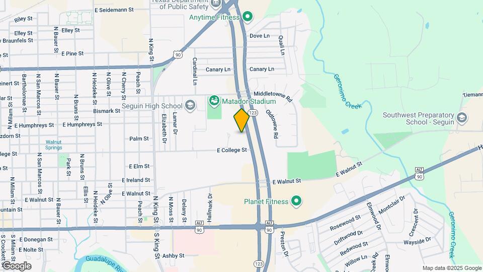 800 N Hwy 123 Bypass Map and Location Details