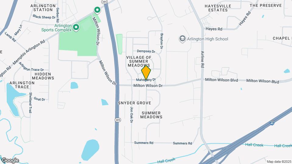 11627 Mahogany Dr Map and Location Details