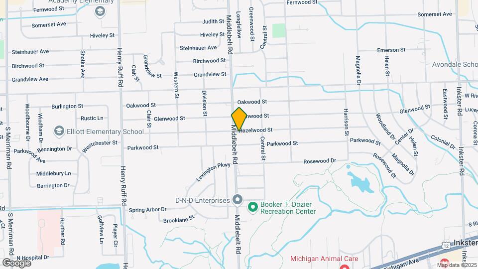 1311-1351 Middlebelt Rd Map and Location Details