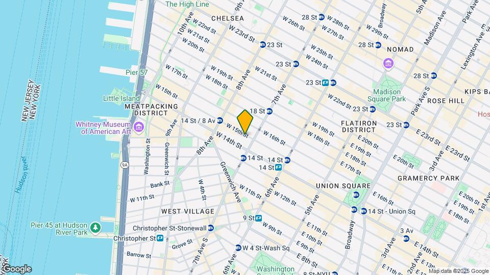 210 W 15th St Mapa y Detalles de la Ubicación