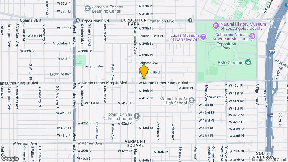 1327 W Martin Luther King Jr Blvd Map and Location Details