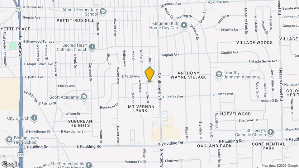 5011 Lillie St Map and Location Details