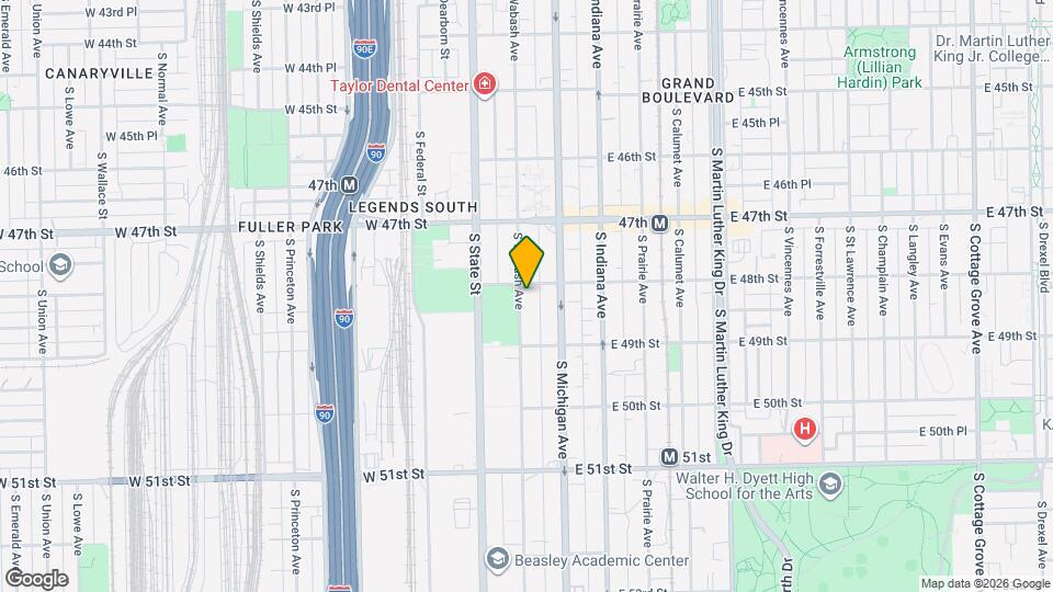 4807 S Wabash Ave Map and Location Details