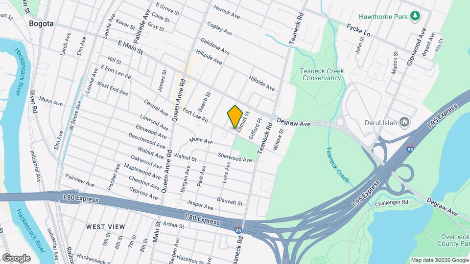 268 Fort Lee Rd, Unit 264 Map and Location Details