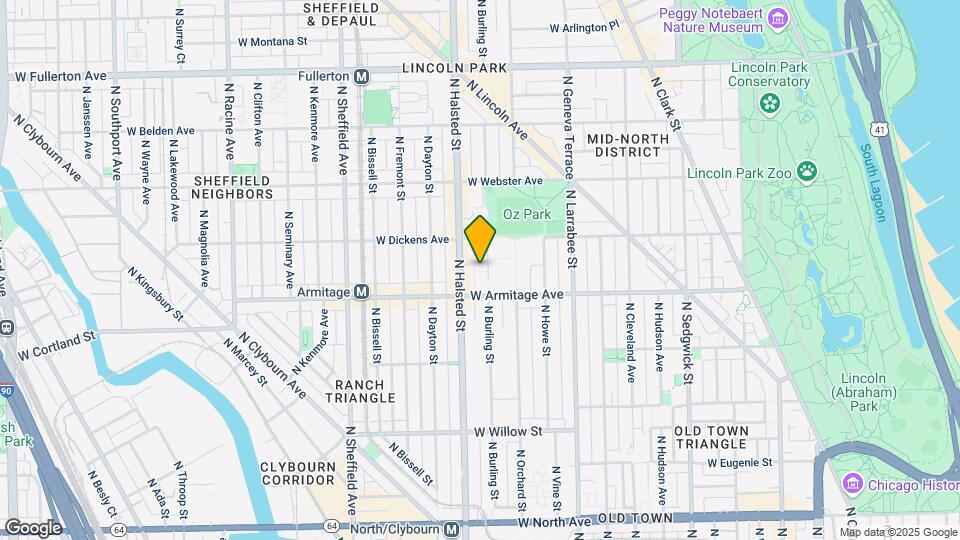 2026 N Burling St Map and Location Details
