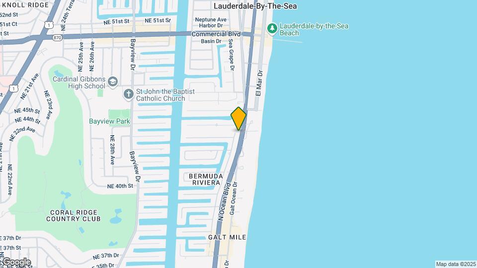 4241 N Ocean Blvd, Unit 201 Map and Location Details