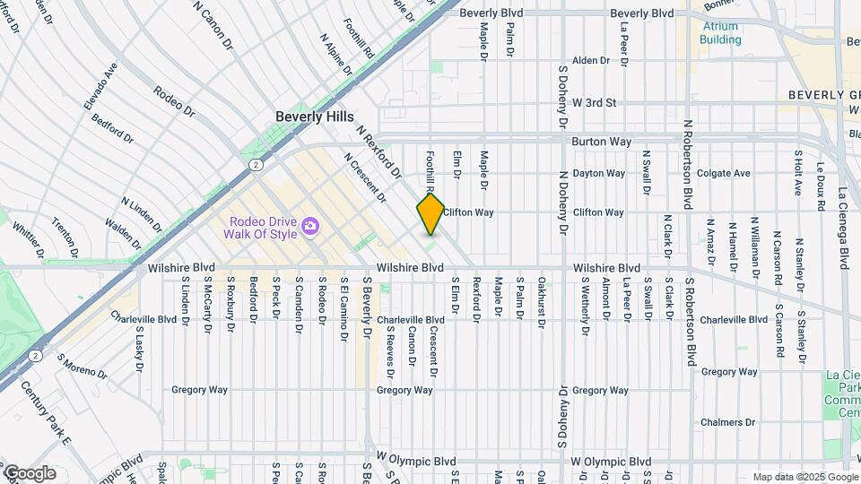 The Wilshire Crescent Mapa y Detalles de la Ubicación