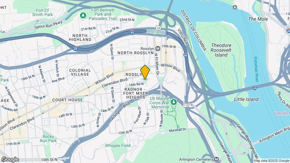 1600 N Oak St-Unit -1201 Map and Location Details
