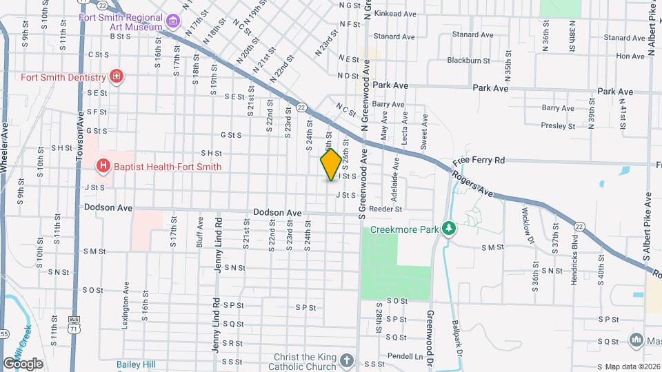 1013 S 25th St Map and Location Details