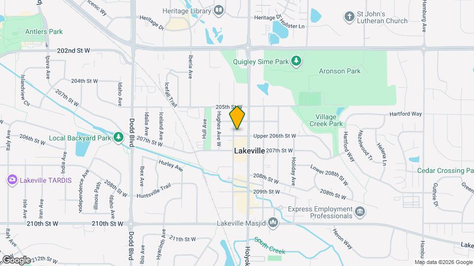 20640 Howland Ave W Mapa y Detalles de la Ubicación