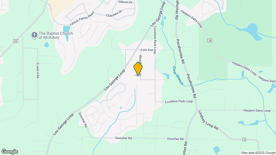 6425 Woodberry Ln Map and Location Details