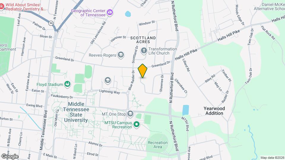 732 Greenbrier Dr Map and Location Details