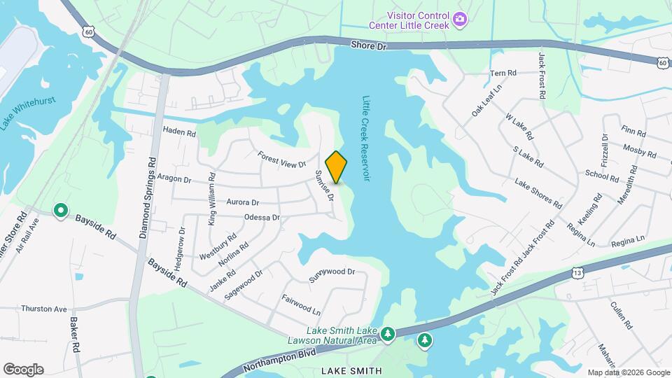 1716 Sunrise Dr Map and Location Details