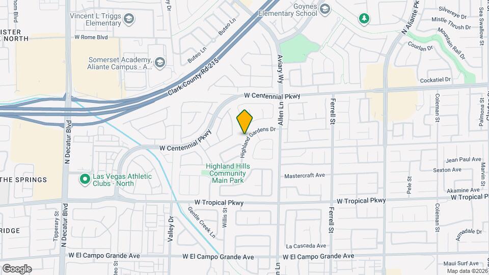 6219 Highland Gardens Dr Mapa y Detalles de la Ubicación
