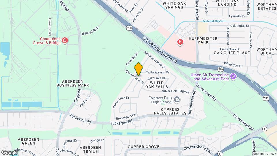 10003 Lynette Falls Dr Map and Location Details