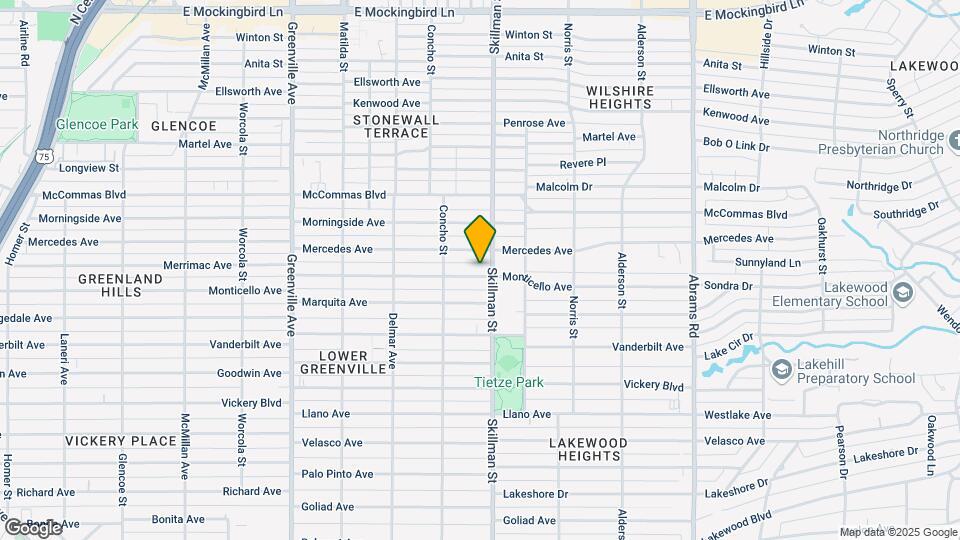 6035 Monticello Ave Map and Location Details