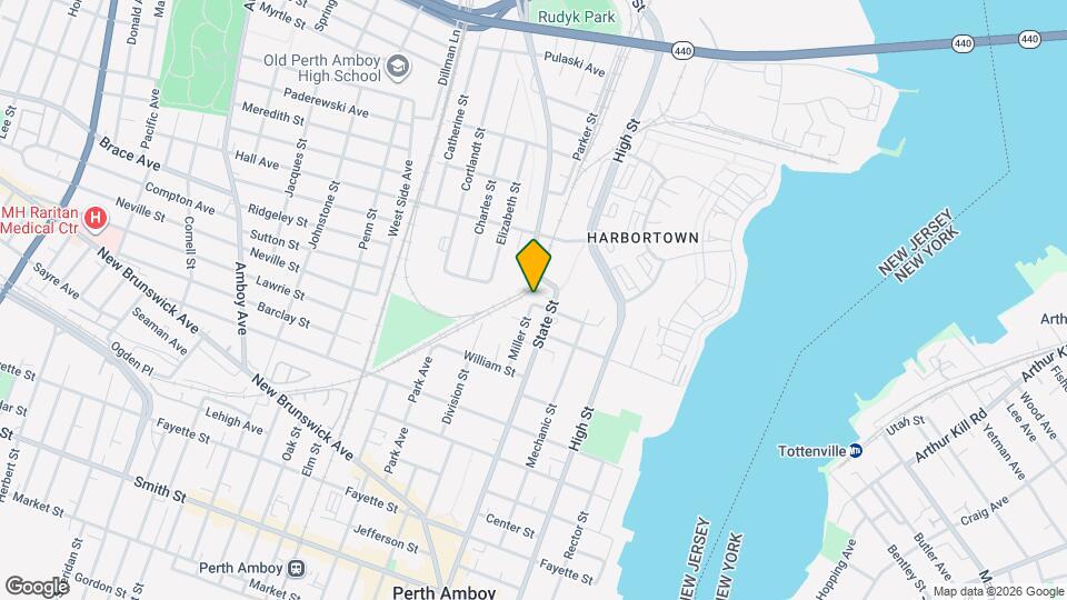 136 Pearl Pl, Unit 2 Map and Location Details