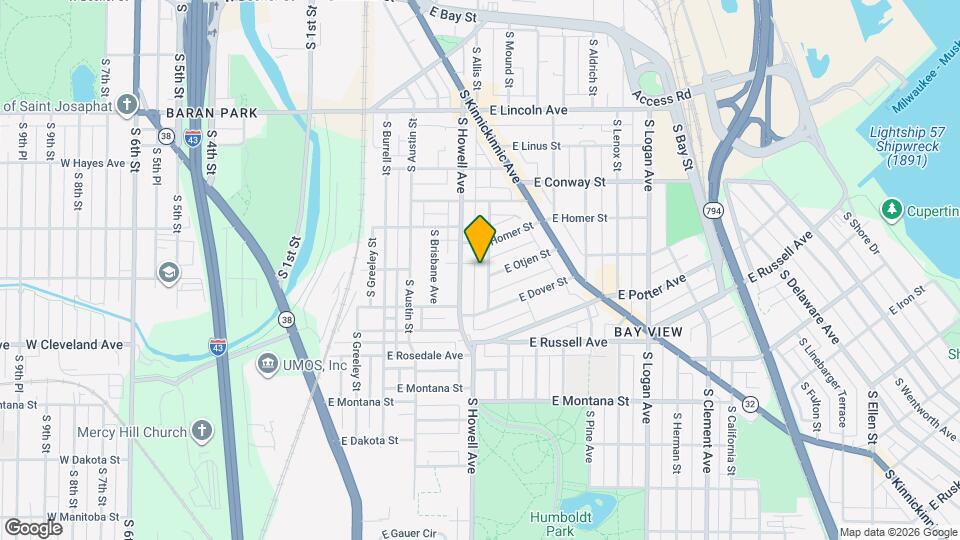 2539 S Graham St, Unit LOWER Map and Location Details