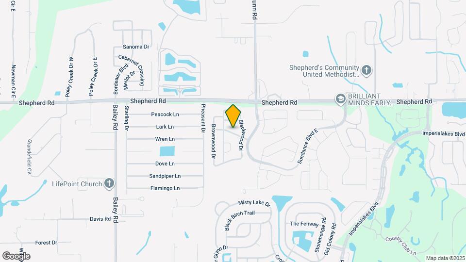 2610 Whitewood Rd Map and Location Details