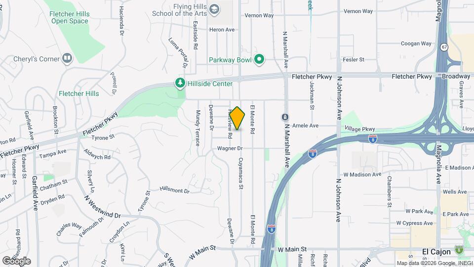 652 Cuyamaca St Map and Location Details