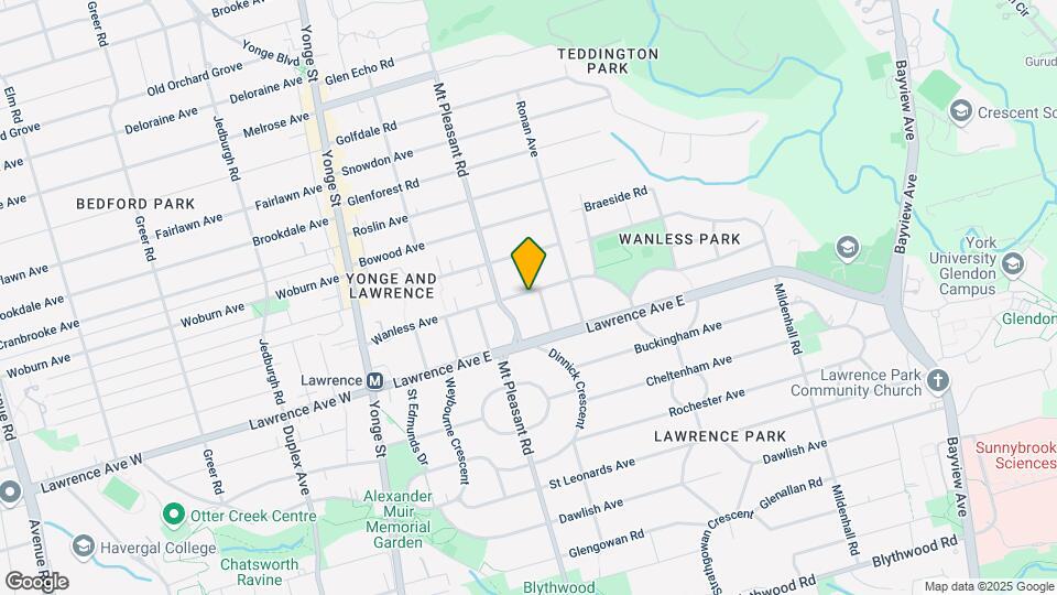 147 Wanless Ave Map and Location Details