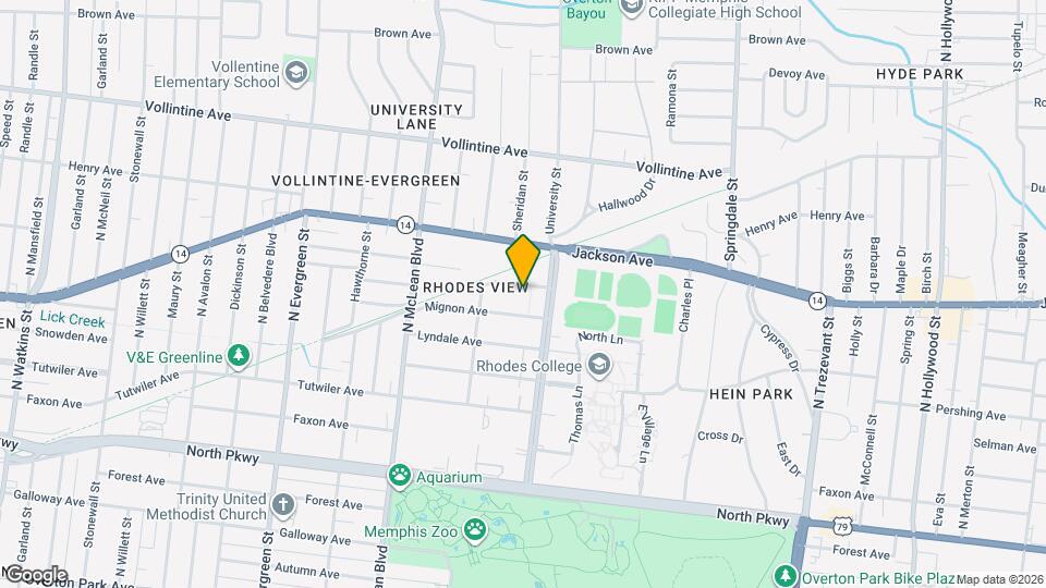 1975 Crump Ave Map and Location Details