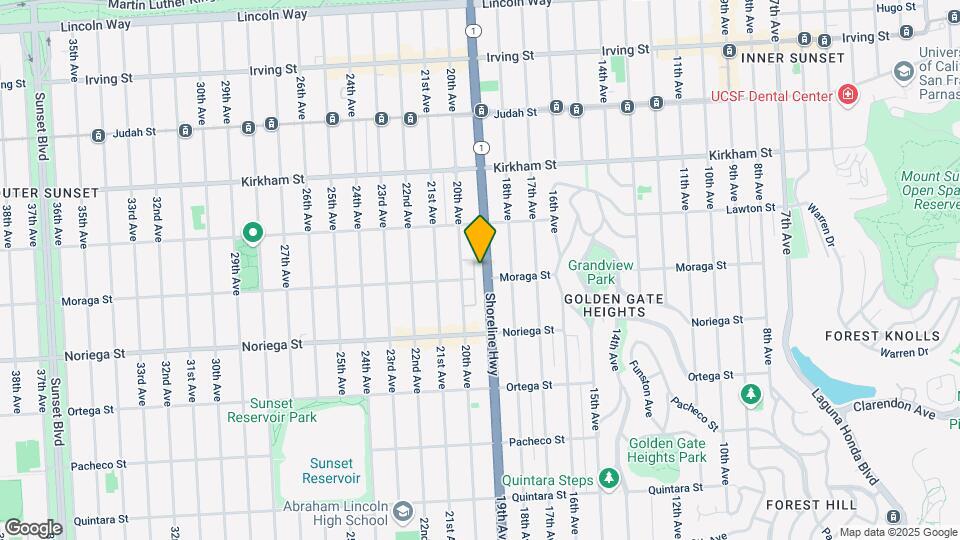 1673 19th Ave Map and Location Details
