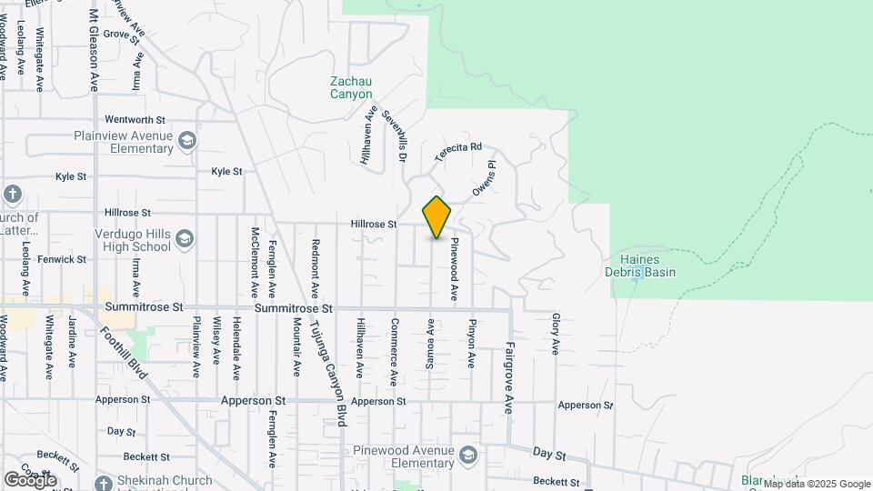 10630 Samoa Ave Map and Location Details