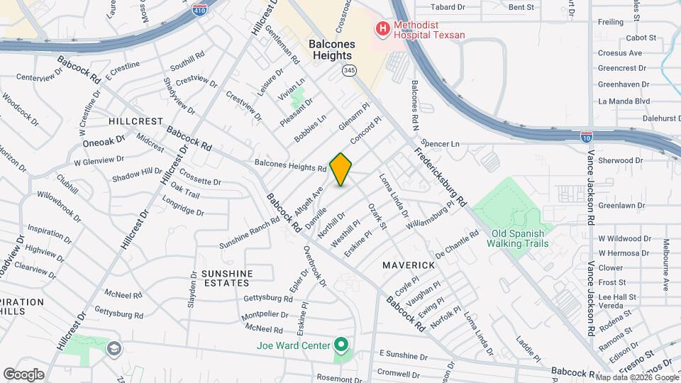 215 Danville Map and Location Details