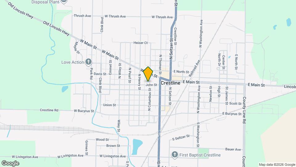 328 N Columbus St Map and Location Details