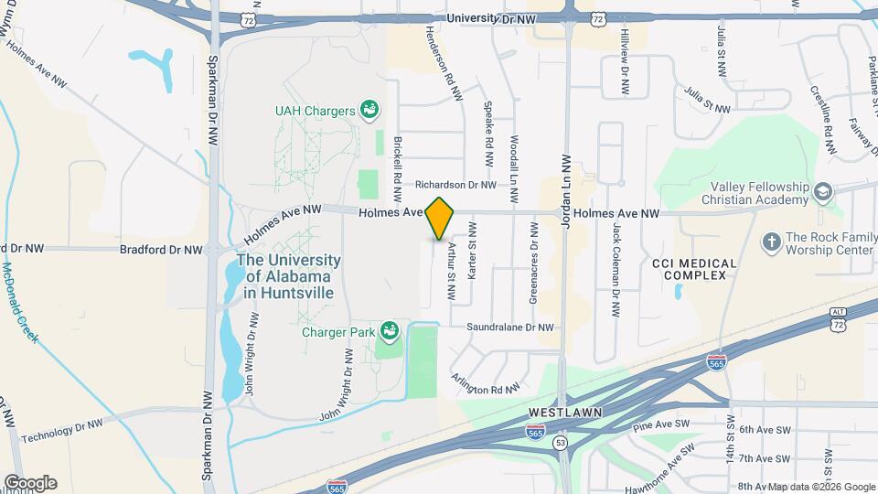 620 Austin Dr NW Map and Location Details