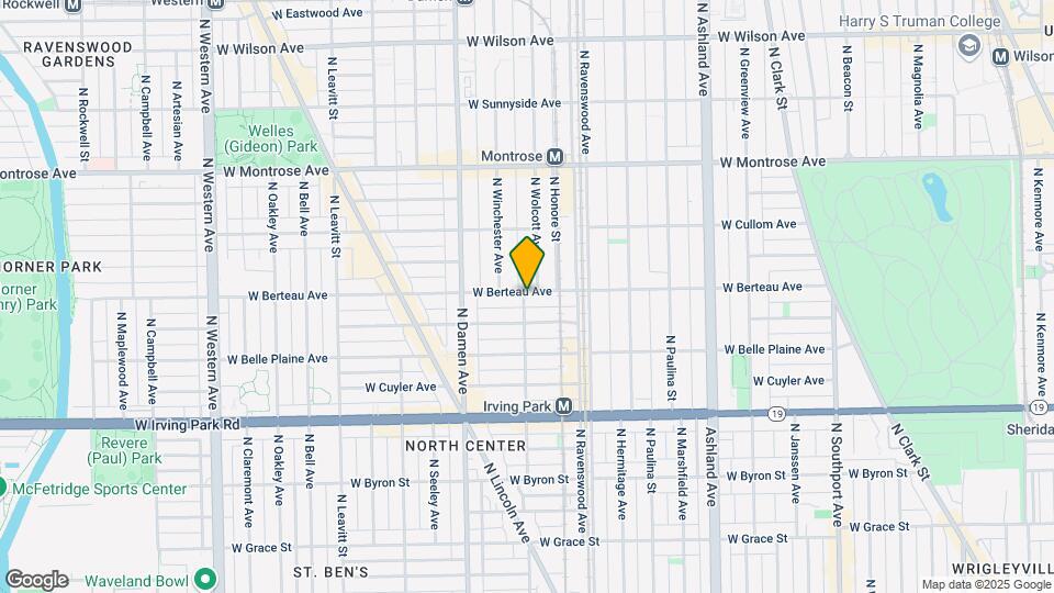4155-4157 N Wolcott Ave Mapa y Detalles de la Ubicación