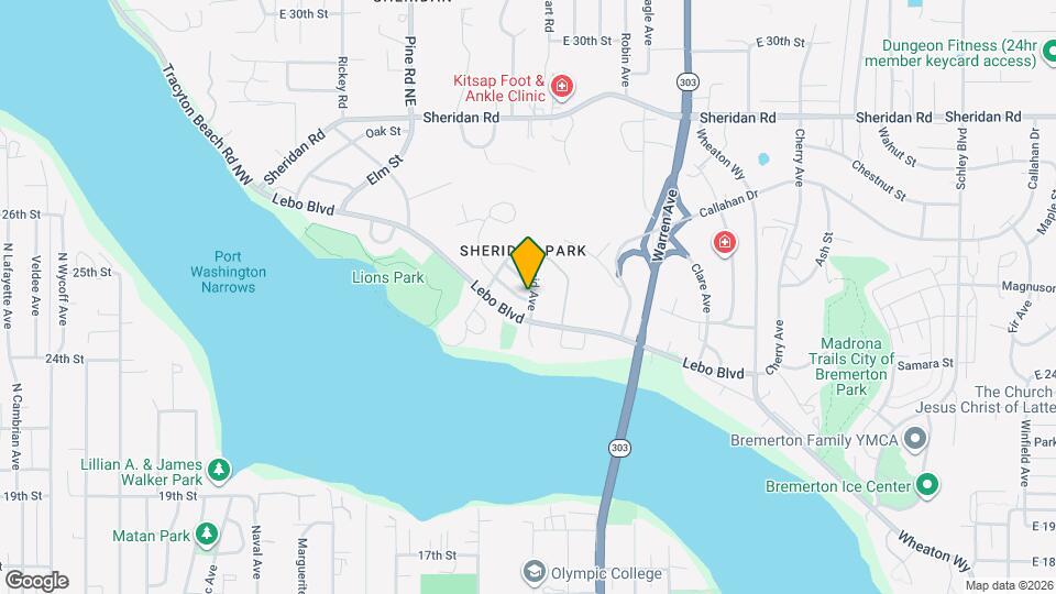 2621 Reid Ave Map and Location Details