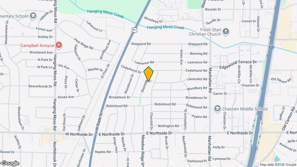 4858 Sheridan Dr Map and Location Details