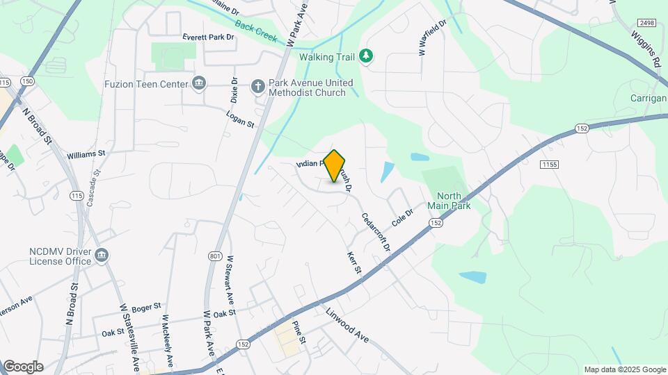 317 Cedarcroft Dr Map and Location Details