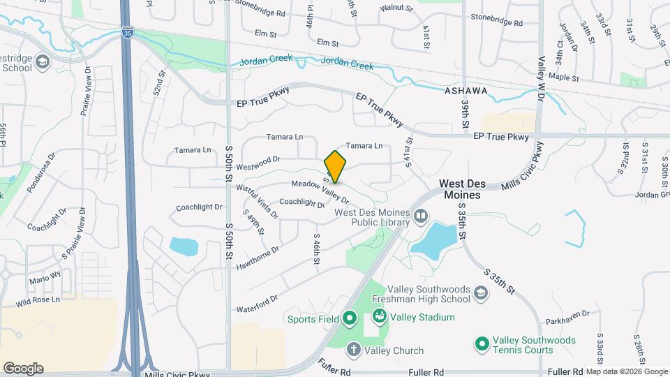 4519 Meadow Valley Dr Map and Location Details