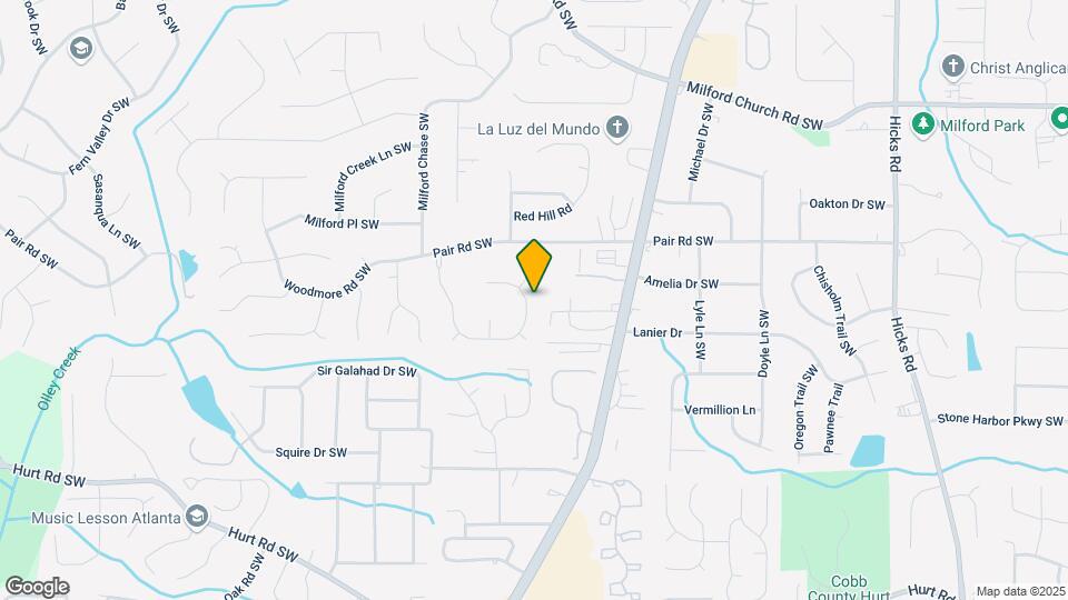 1951 Hidden Valley Dr SW Map and Location Details