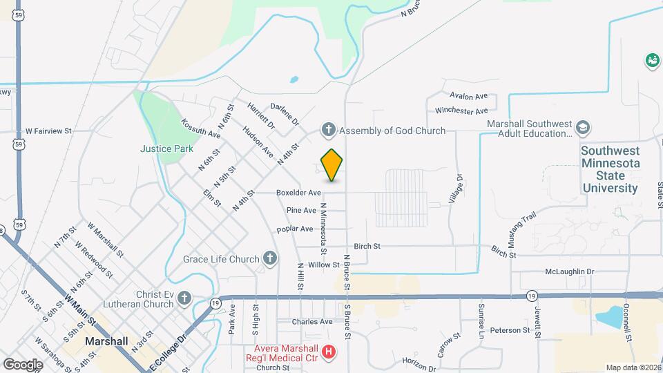 1009 Boxelder Ave Map and Location Details