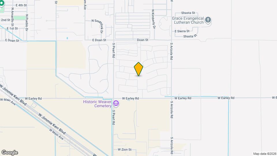 1584 E Currier Dr. Map and Location Details