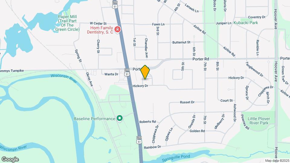 Hickory Drive and Pinecrest Apartments Mapa y Detalles de la Ubicación