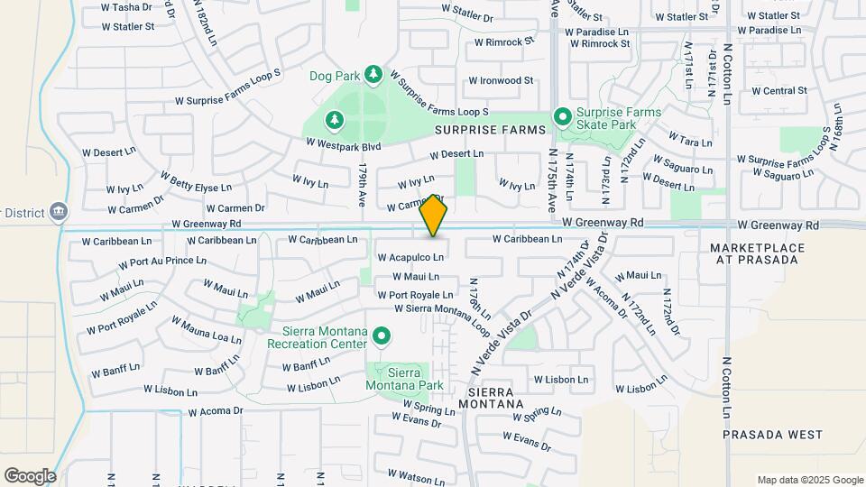 17747 W Caribbean Ln Map and Location Details