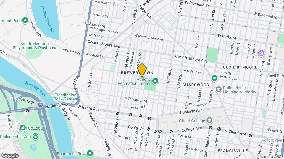 1446 N Etting St Mapa y Detalles de la Ubicación