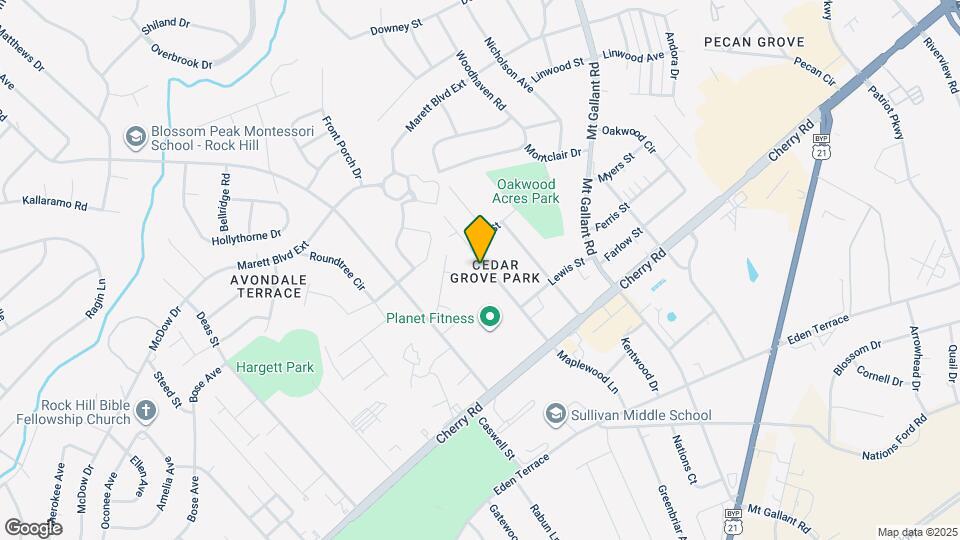 1155 Cedar Grove Ln Map and Location Details