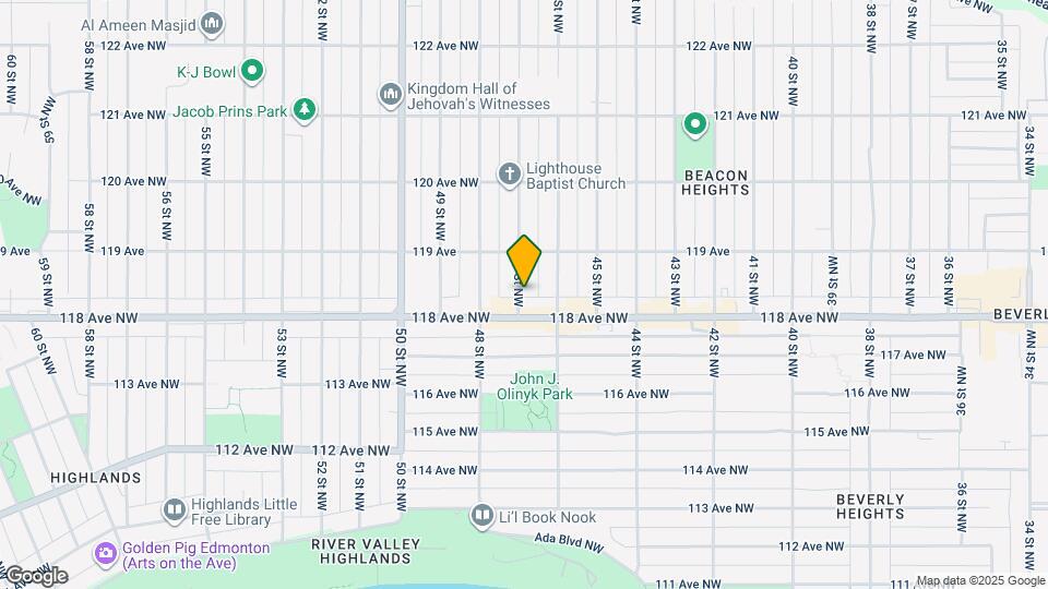 11811-11847 47 St NW Map and Location Details