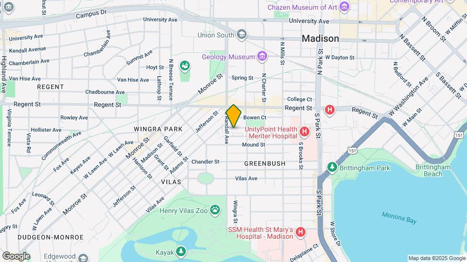 1333 Milton St Map and Location Details