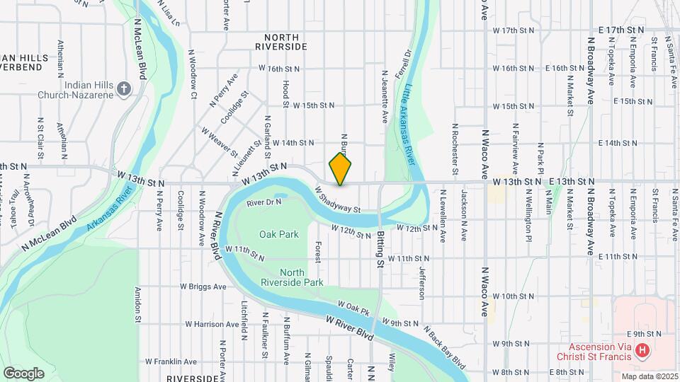 929 W 13th St N Map and Location Details