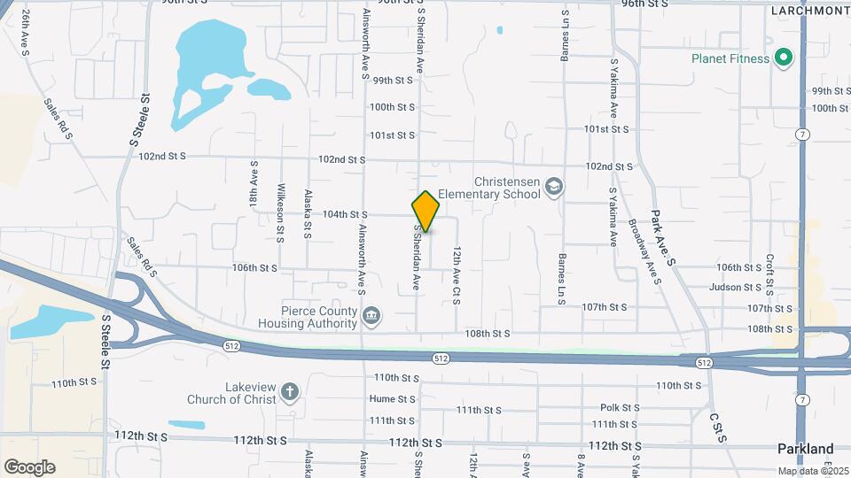 10422 13th Ave Ct S Mapa y Detalles de la Ubicación