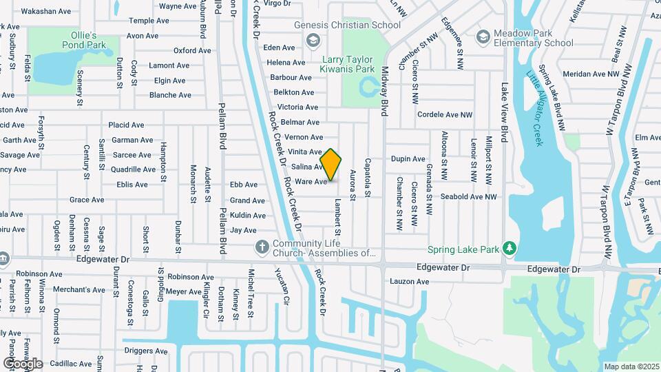 1109 Ware Ave Mapa y Detalles de la Ubicación