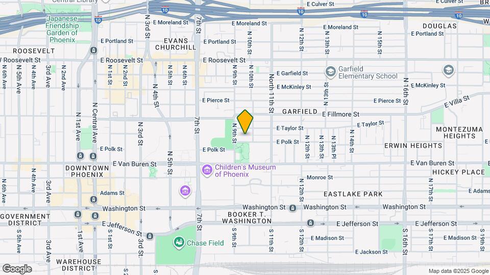 918 E Polk St Map and Location Details