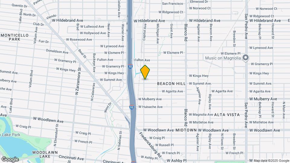 1145 W Summit Ave. Map and Location Details